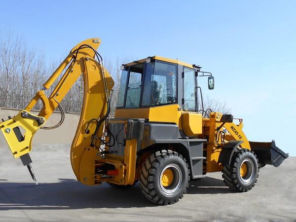 Excavators Backhoe And Wheel Front Loader